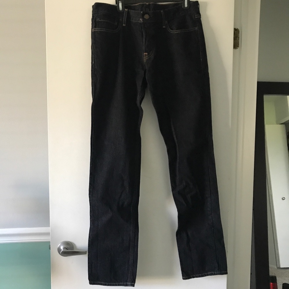 Hollister Mens Dark Wash Jeans Size 34x34